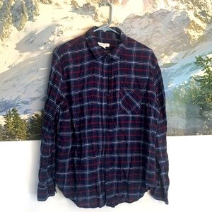Comfy Button Down Long Sleeve Flannel Shirt